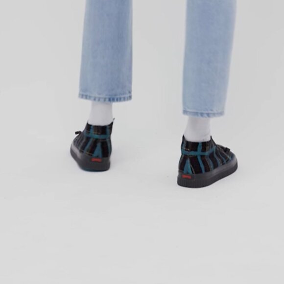 NEW CAMPER Peu Roda Sneaker Booties IN Teal Multi for women 1225 8t4 - Picture 11 of 15